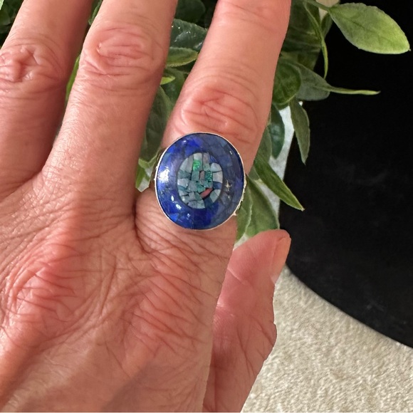 Jay King | Jewelry | Jay King Lapus Lazuli Opal Sterling Silver Ring ...